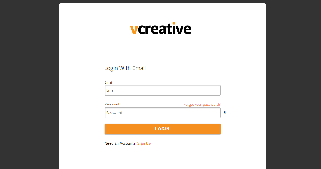 vCreative login