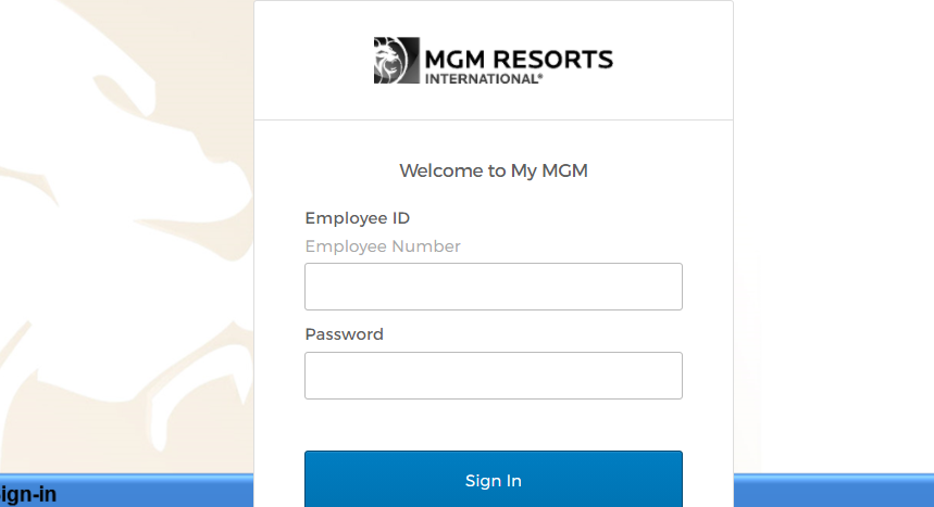 Mgmresorts okta MLifeInsider Employee Login