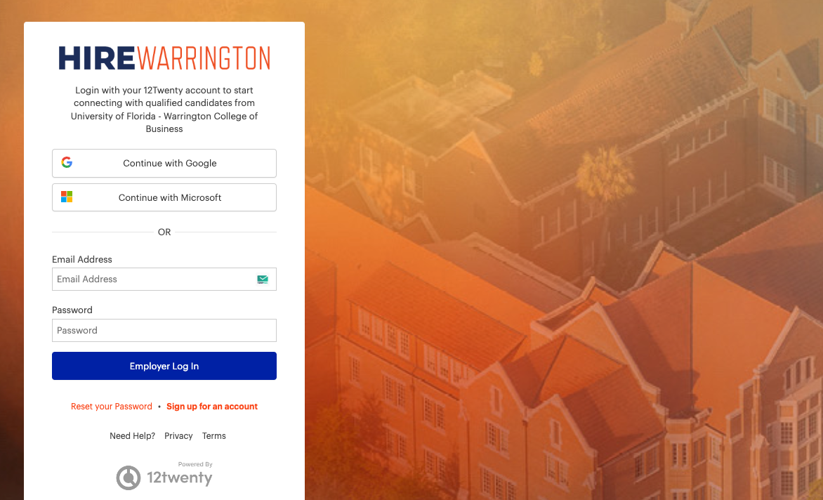 hirewarrington login page