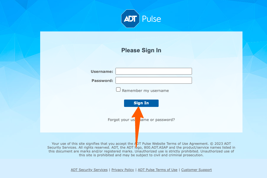 ADT Pulse Login